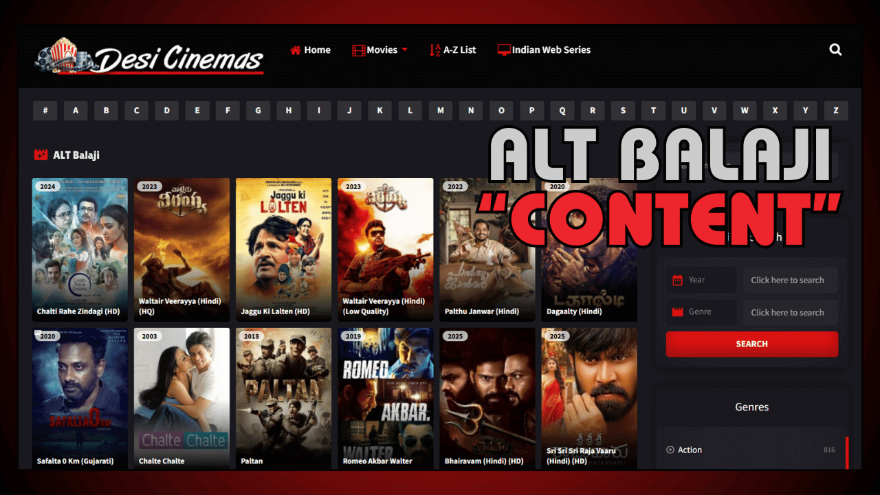 ALT Balaji Content