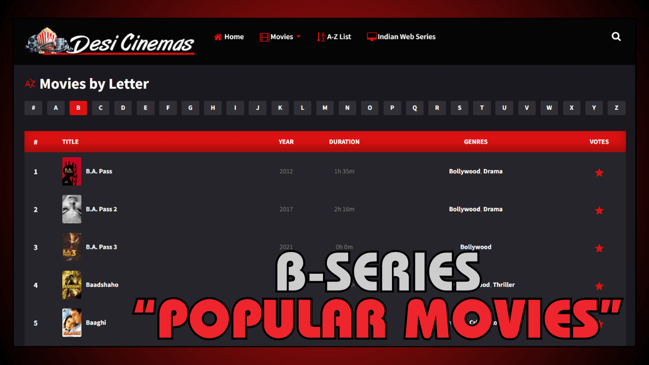 B-Series Popular Entertainment
