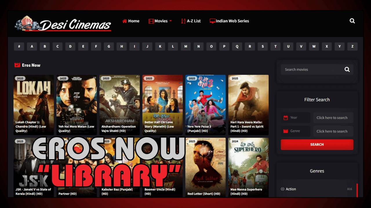 Eros Now Library