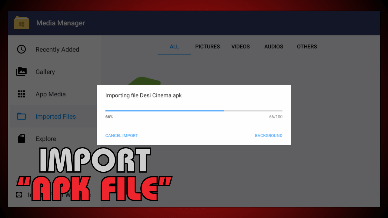 Import APK File
