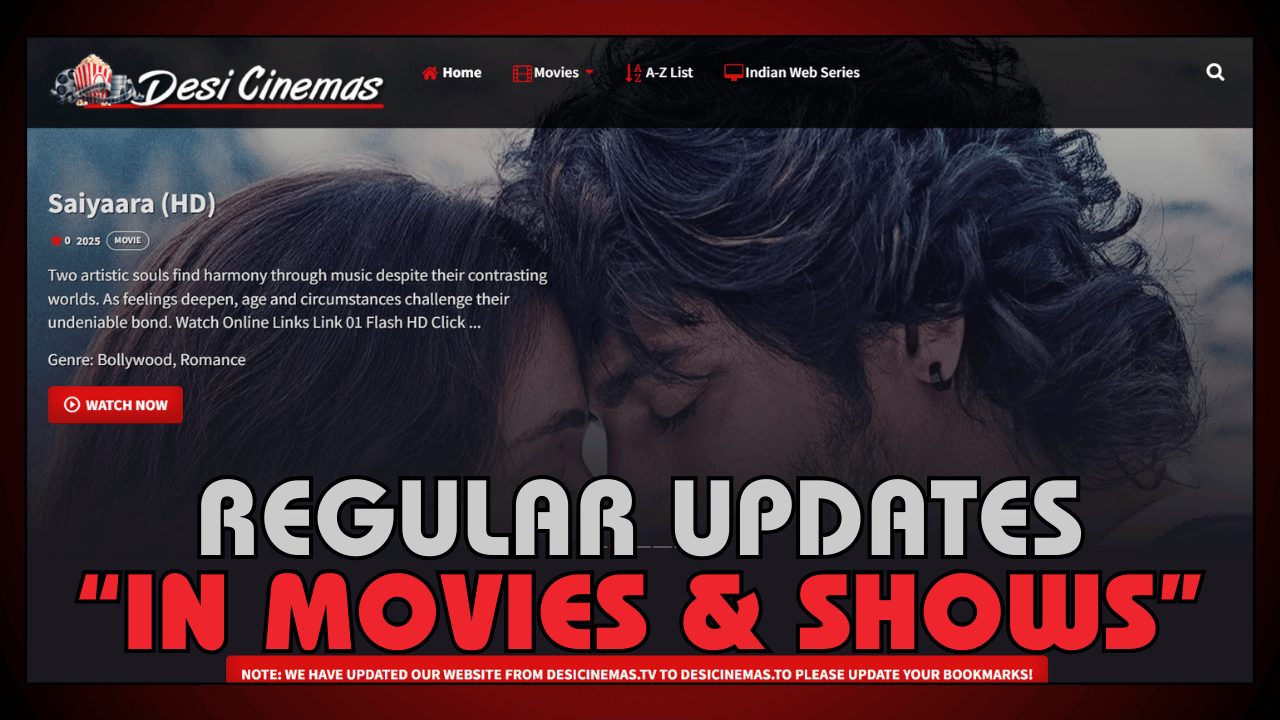 Regular Updates With Latest Movies and Shows