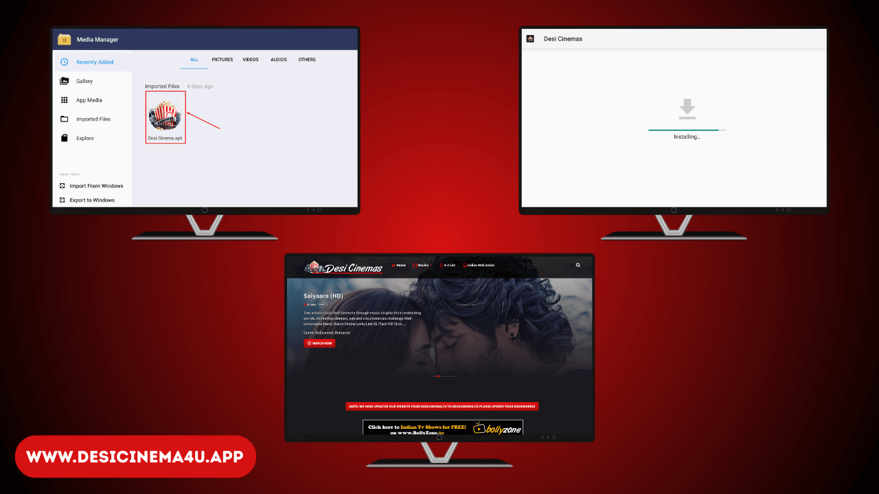 Setup Desi Cinema APK on Smart TV (2)