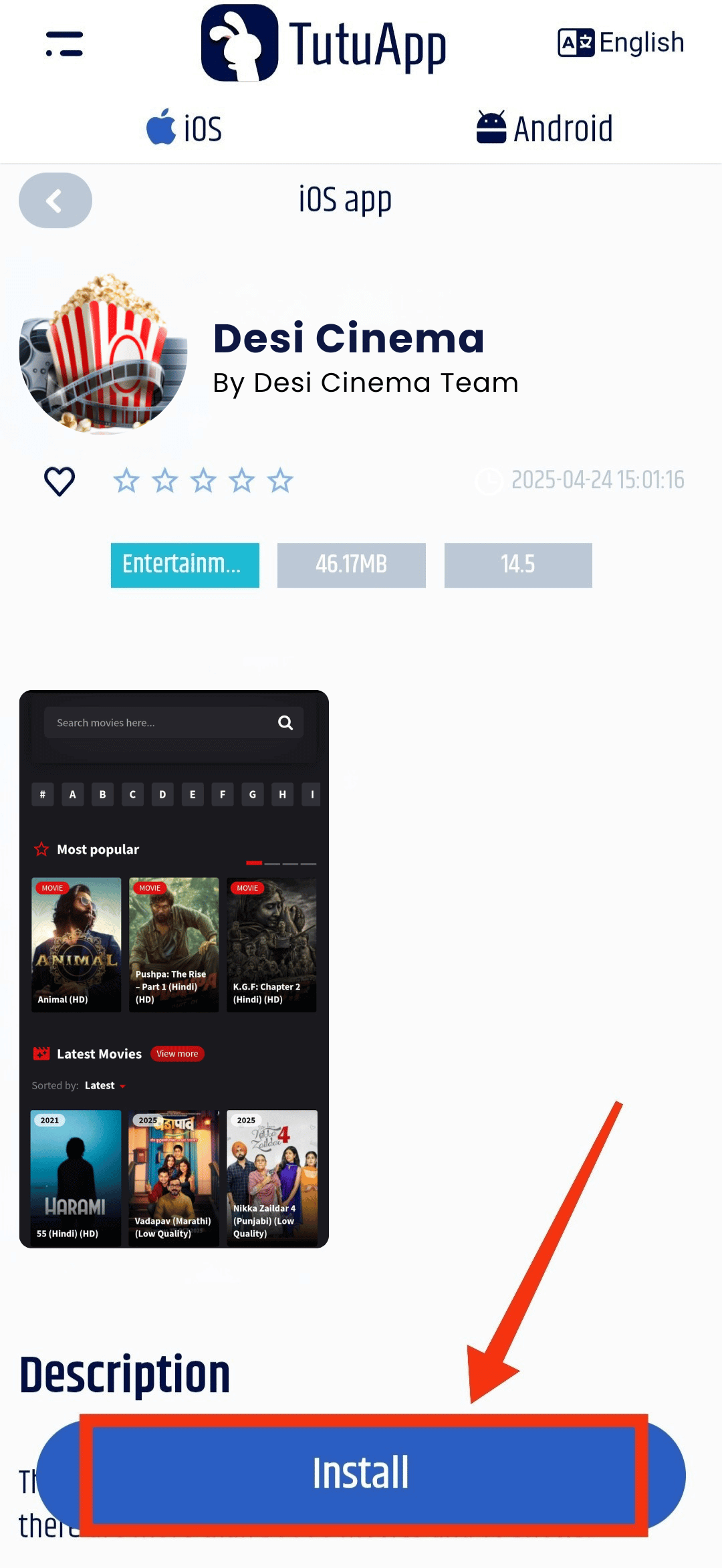 Download and Install App