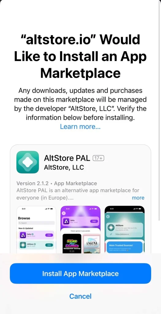 Install AltStore on iPhone